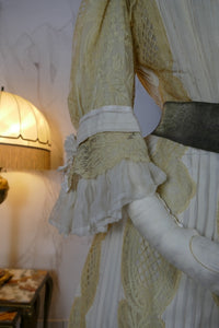 MACHERET Society Dress, New York & Paris, ca. 1901