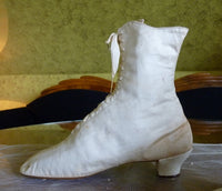 Sport Cotton Sateen Lace Boots, ca. 1875