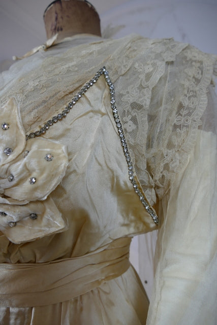 HUGHES & STARNES Wedding Dress, ca. 1915