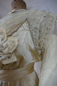 HUGHES & STARNES Wedding Dress, ca. 1915