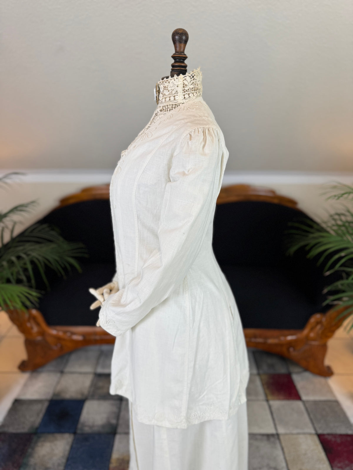 Antique Edwardian Walking Dress, America, ca. 1906