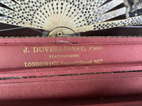 Lace Evening Fan ca. 1870 – Antique Fan in Duvelleroy Box