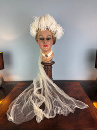 Victorian Ostrich Feather Court Headpiece, ca. 1890 – Debutante Hair Ornament