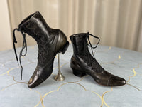 Unworn Lace-up Boots, ca. 1900