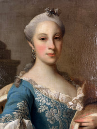 Courtly Rococo Portrait of a Viennese Couple, ca. 1760 – Austrian 18th‑Century Aristocratic Painting
