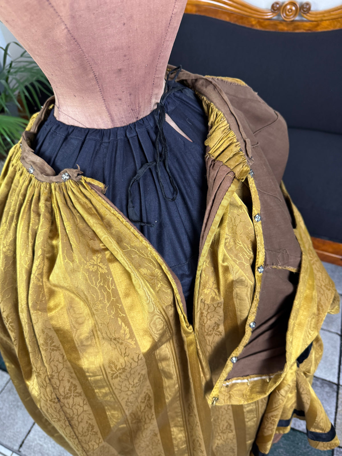 Antique Victorian Day Dress, ca. 1858