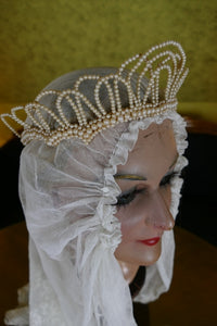 Couronne de cire ancienne, Mode de Paris, années 1920
