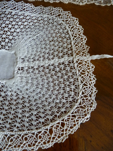 Alsatian Lace Bonnet, ca. 1890 – Traditional Regional Headwear, Very Good Condition