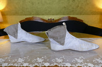 Extensible Silk Boots, ca. 1852