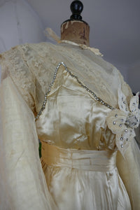 HUGHES & STARNES Wedding Dress, ca. 1915