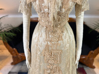 Antique Edwardian Evening Dress, ca. 1906