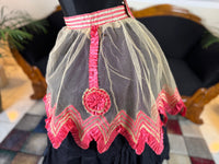 Jupe en tulle victorienne antique, vers 1858