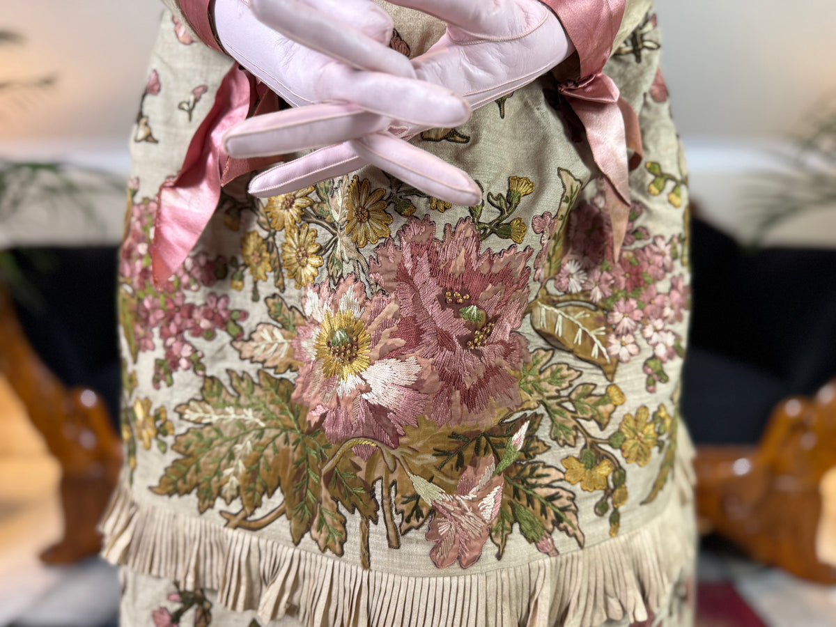 Antique Magnificent Reception Dress, ca. 1895