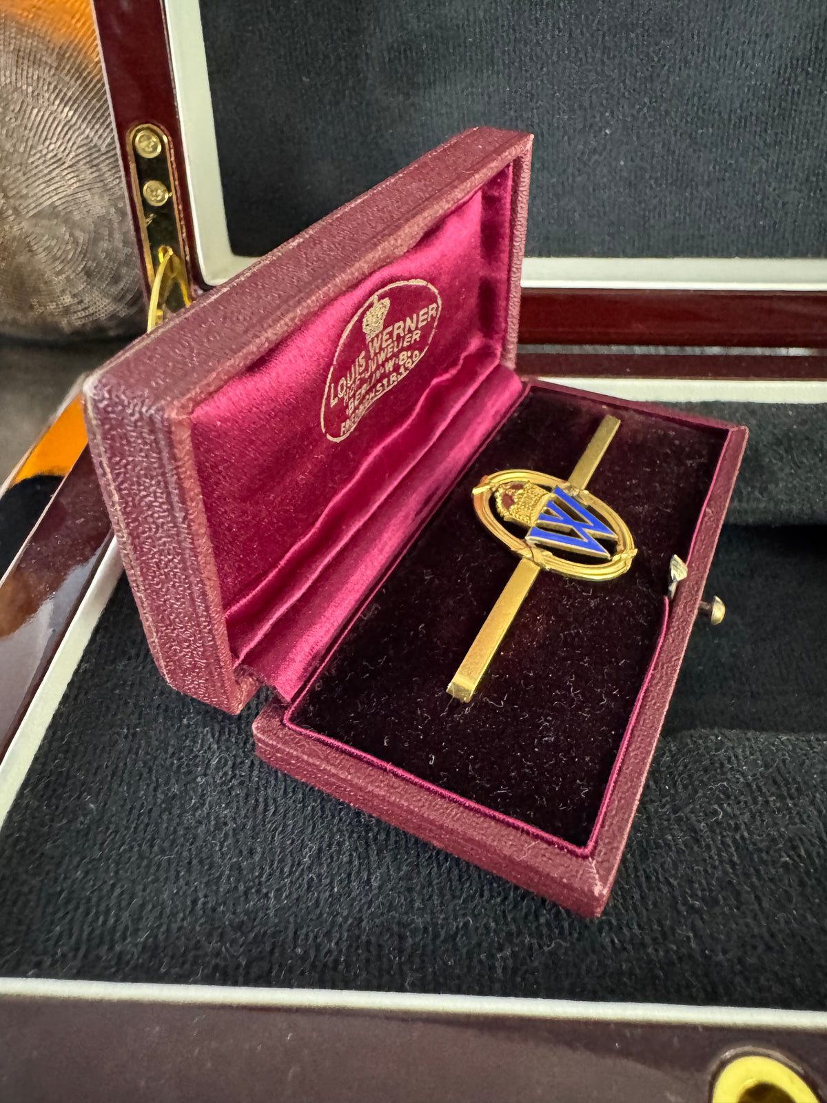 Presentation Pin from Emperor Wilhelm II – Rare Jewel by Court Jeweller Werner, Berlin