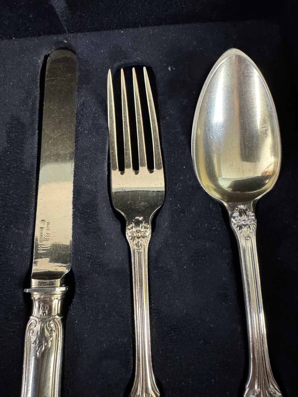 Gilded Silver Cutlery, Rococo Service, Emperor Wilhelm II
