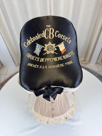 Extremely Rare CB Corset Display, ca. 1880 – Original Victorian Corset Under Glass Dome