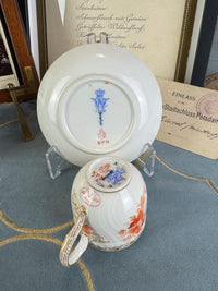 Neuosier Mocha Cup, Kaiser Wilhelm II, dated 1908 and 1913