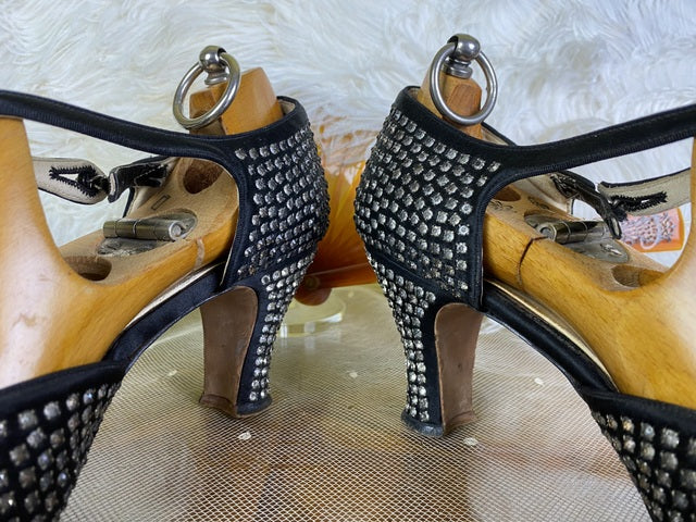 C.H. WOLFELT Co. Dazzling Rhinestone Dance Shoes, Los Angeles, ca, 1929