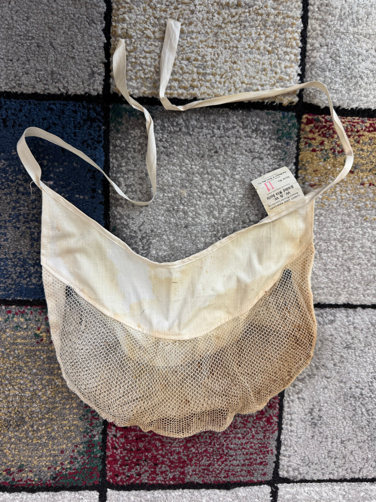 W & W Bustle Pad, Philadelphia, 1890s – Cotton and Steel Coil Victorian Undergarment