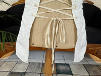 Corded Cotton Corset, ca. 1825–1830 – Regency Fashion, Rare Early 19th‑Century Example