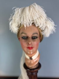 Victorian Ostrich Feather Court Headpiece, ca. 1890 – Debutante Hair Ornament