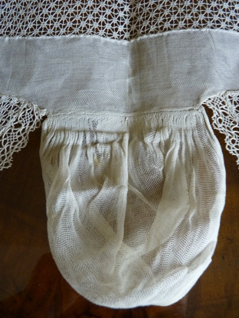 Alsatian Lace Bonnet, ca. 1890 – Traditional Regional Headwear, Very Good Condition