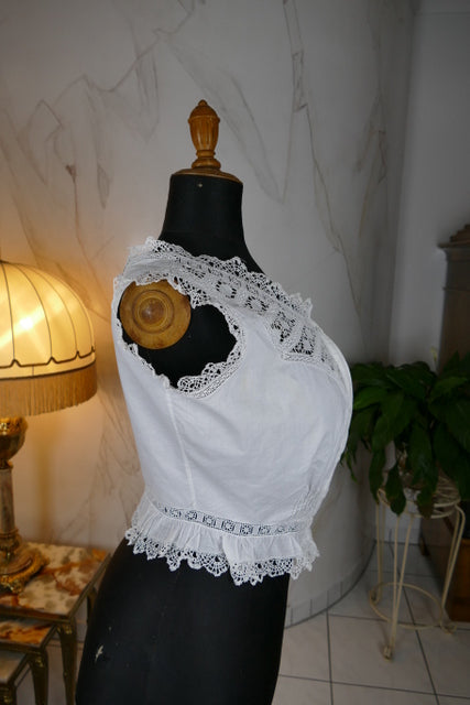 Corset Cover, ca. 1906