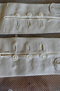 Gants d'opéra anciens, vers 1890-1910