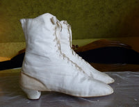 Sport Cotton Sateen Lace Boots, ca. 1875