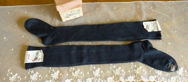 BUSTER BROWN Antique Boys Stockings, 1920s
