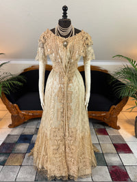 Antique Edwardian Evening Dress, ca. 1906