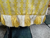 Robe du soir Empire en soie à motifs, vers 1810