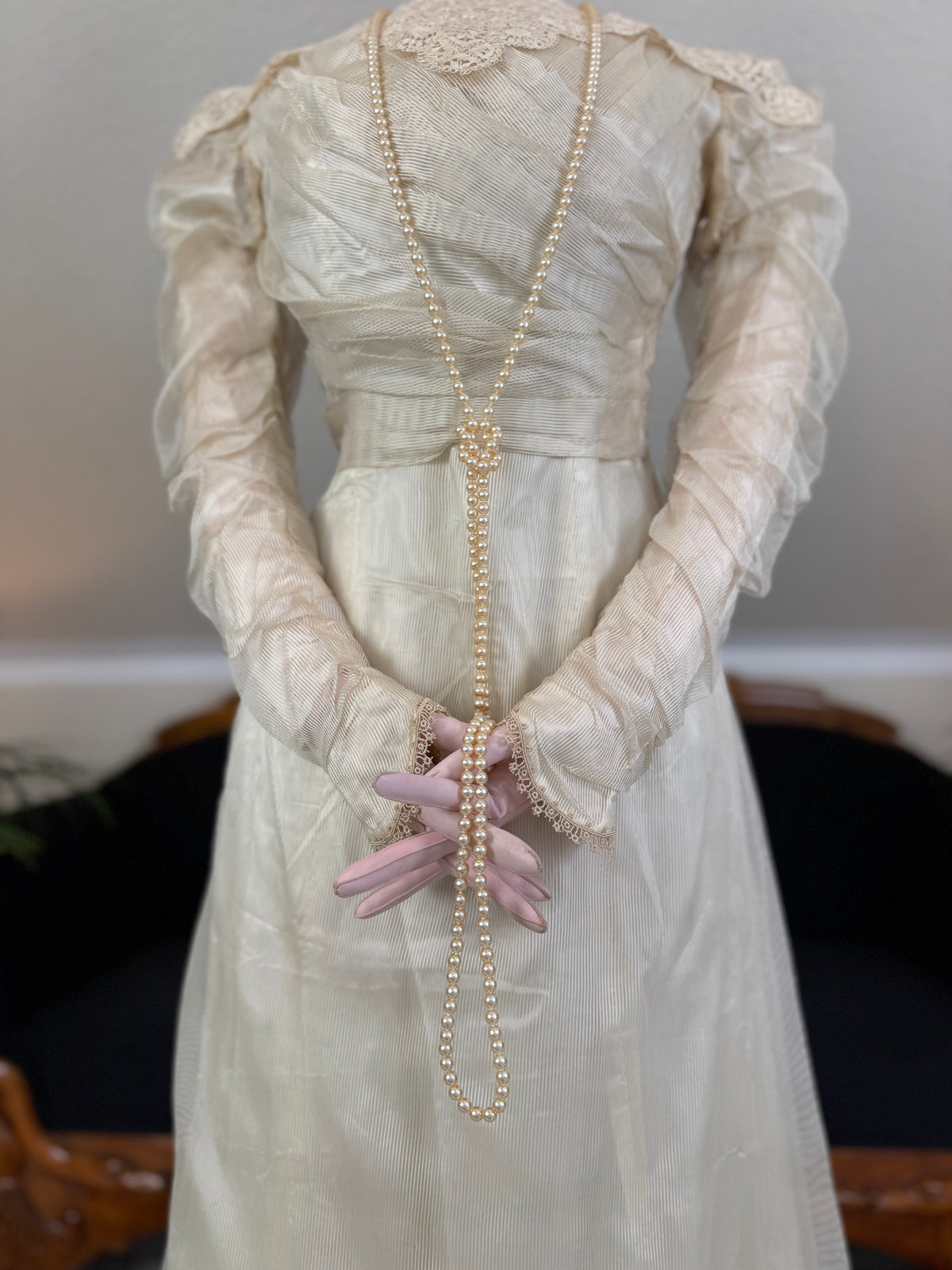 Antique Edwardian Festive Dress, ca. 1908
