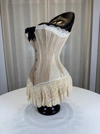 Extremely Rare CB Corset Display, ca. 1880 – Original Victorian Corset Under Glass Dome
