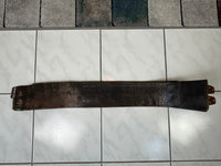 Traditional Leather Satchel with Feather-Quill Embroidery – Transylvania, ca. 1810