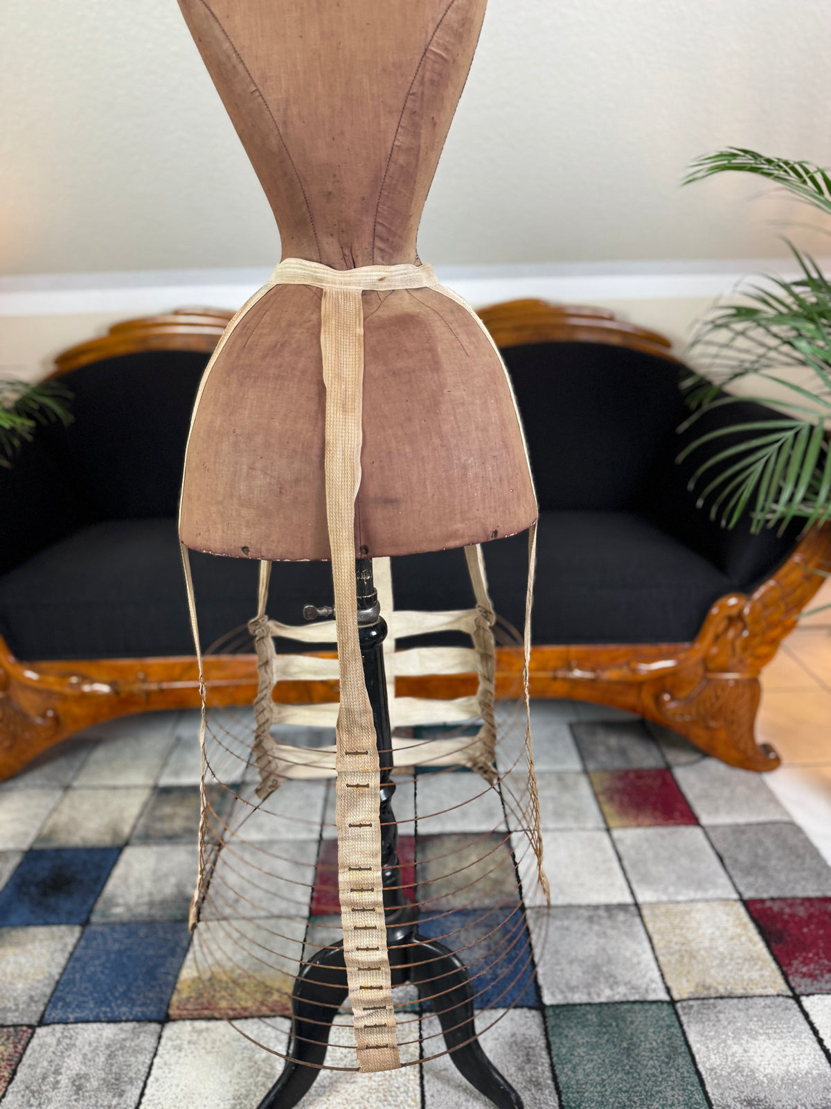 Wire Hoop Skirt, 1870s