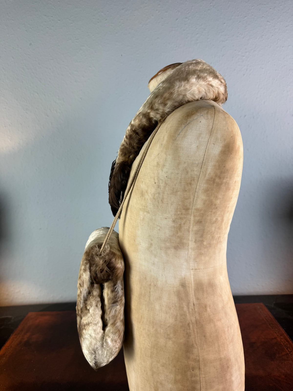 Antique Goose Feather Muff and Collar, England, ca. 1890 – Child’s Accessory