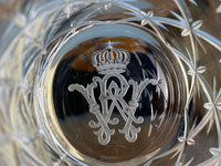 Four Large Water Glasses, Kaiser Wilhelm II, ca. 1890