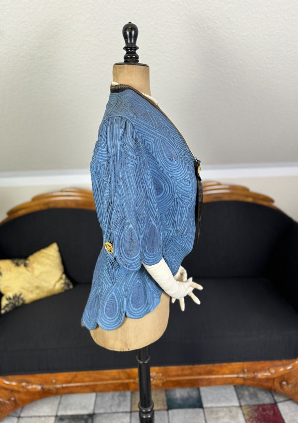 Blue Edwardian Jacket, ca. 1910