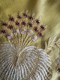 Regency Shawl with Prince of Wales’s Feathers Embroidery, ca. 1805