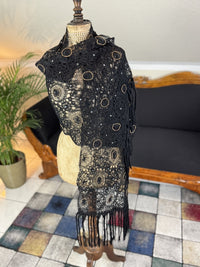 Crocheted Wool Shawl, ca. 1915
