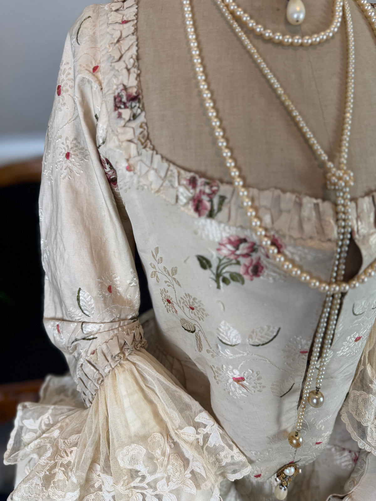 Rococo Robe á L'Anglaise and Petticoat, England, ca. 1770