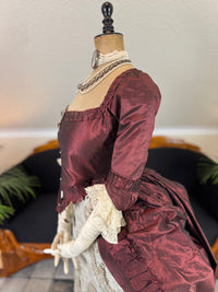 Rococo Robe à la Polonaise and Petticoat, ca. 1775