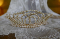 Couronne de cire ancienne, Mode de Paris, années 1920