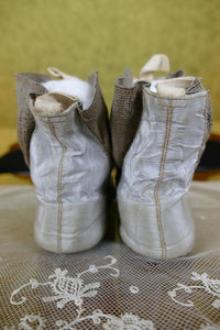 Extensible Silk Boots, ca. 1852