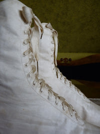 Sport Cotton Sateen Lace Boots, ca. 1875