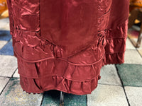 Ensemble de visite victorien antique, vers 1883