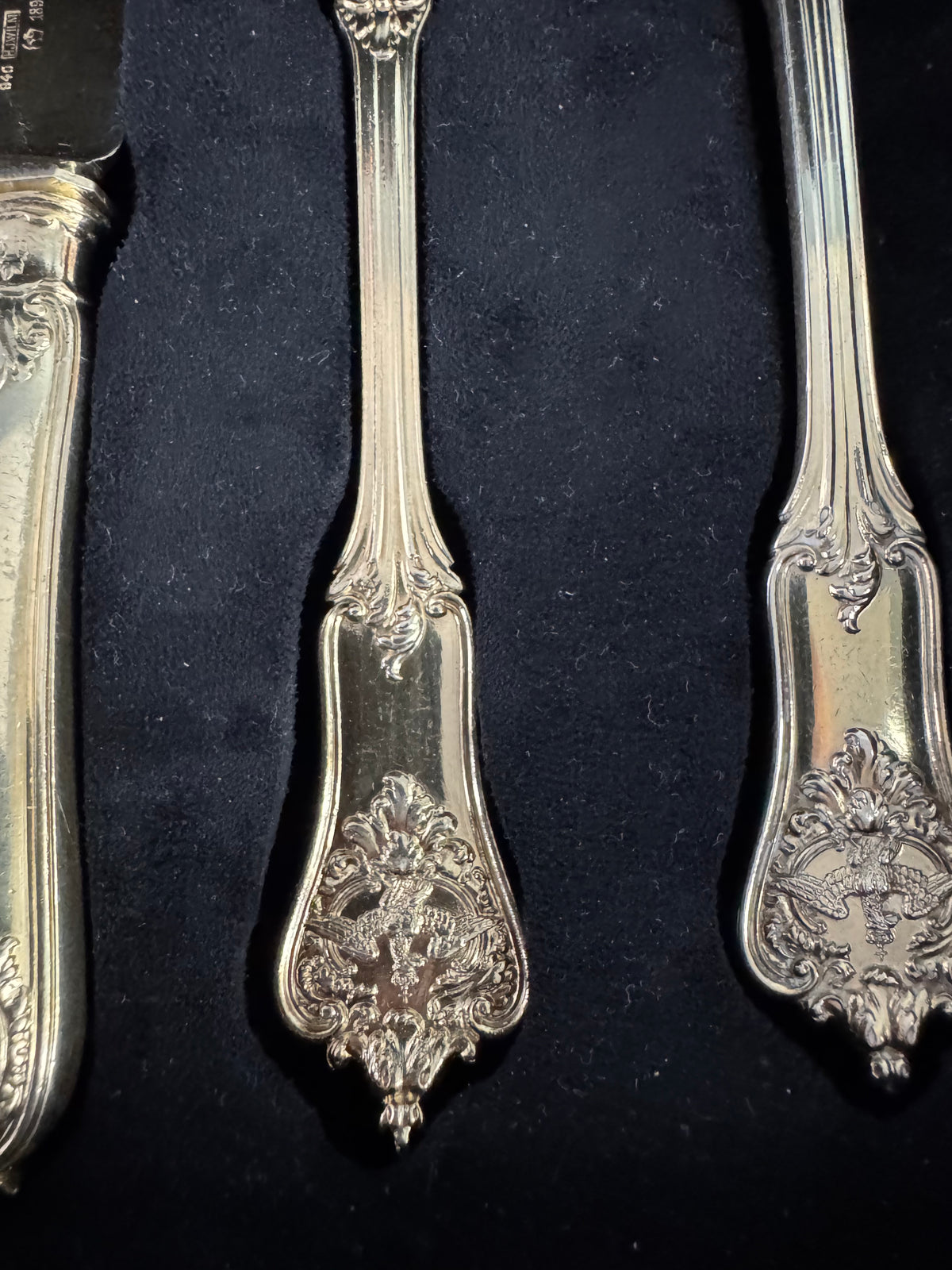 Gilded Silver Cutlery, Rococo Service, Emperor Wilhelm II