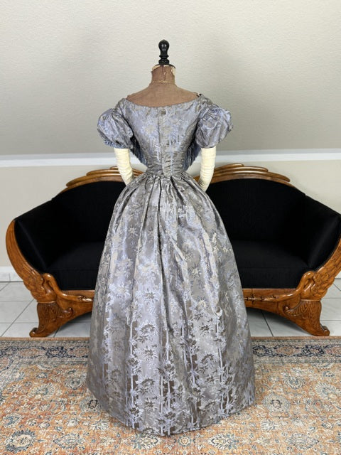 1840s evening dress Evening dress - American
