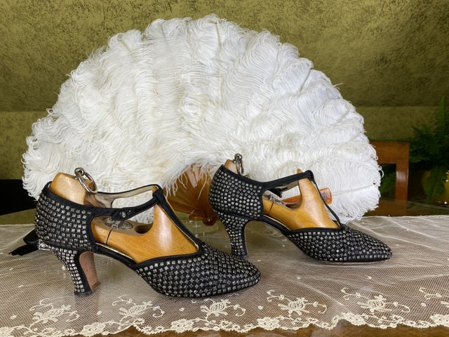 C.H. WOLFELT Co. Dazzling Rhinestone Dance Shoes, Los Angeles, ca, 1929
